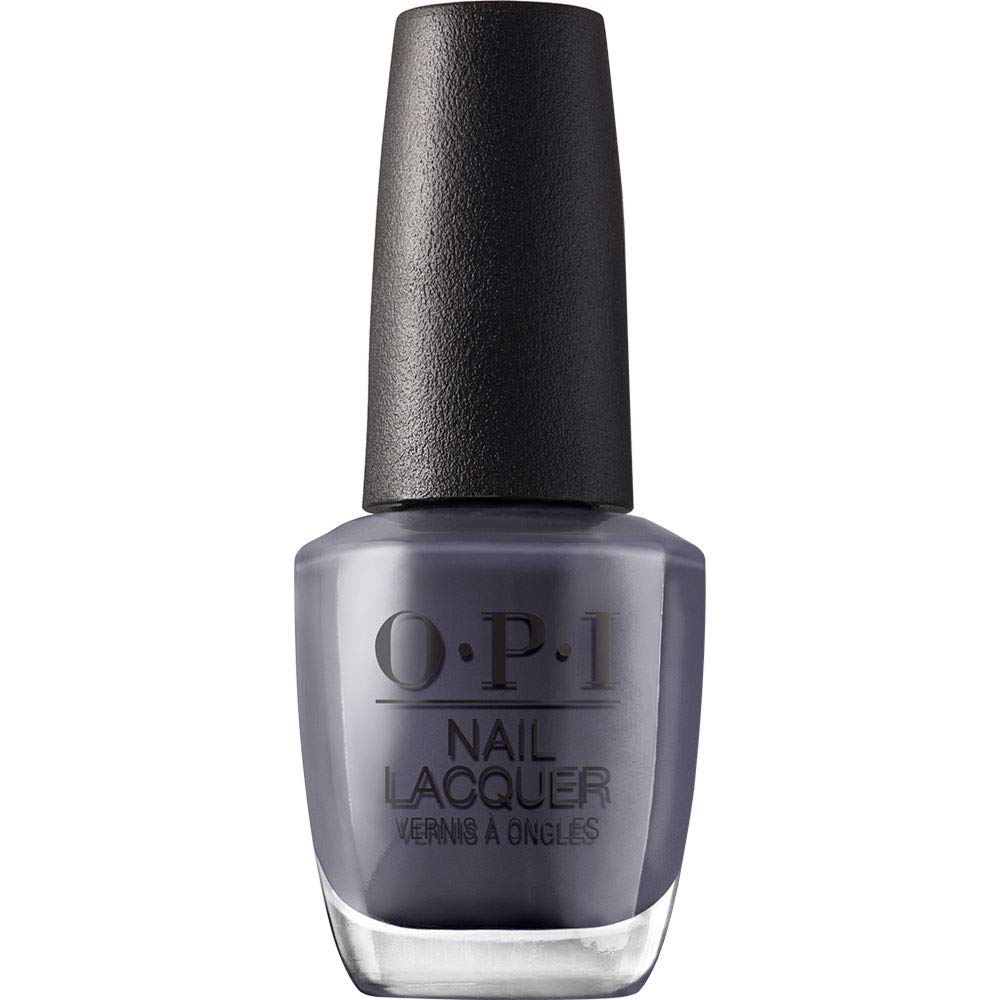 OPI Less is Norse front bottle showing precise branding and rich blue shade