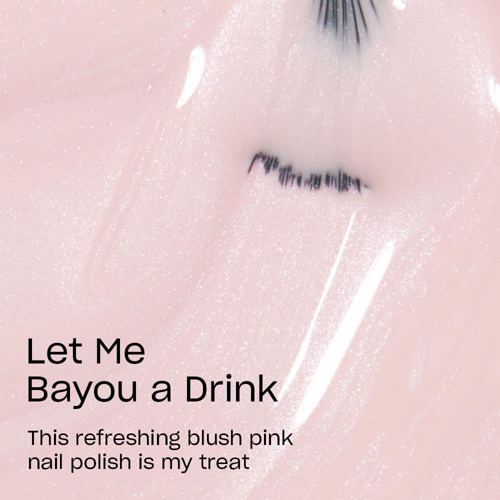 OPI ProWide brush stroke close-up demonstrating streak-free application