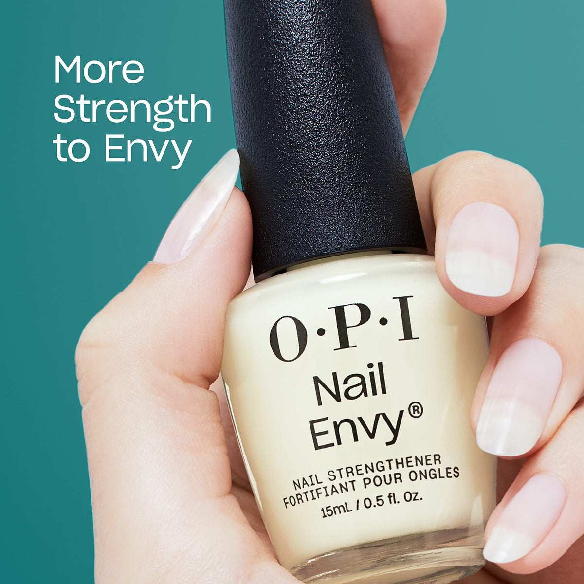 OPI lifestyle hands using product for healthier-looking nails