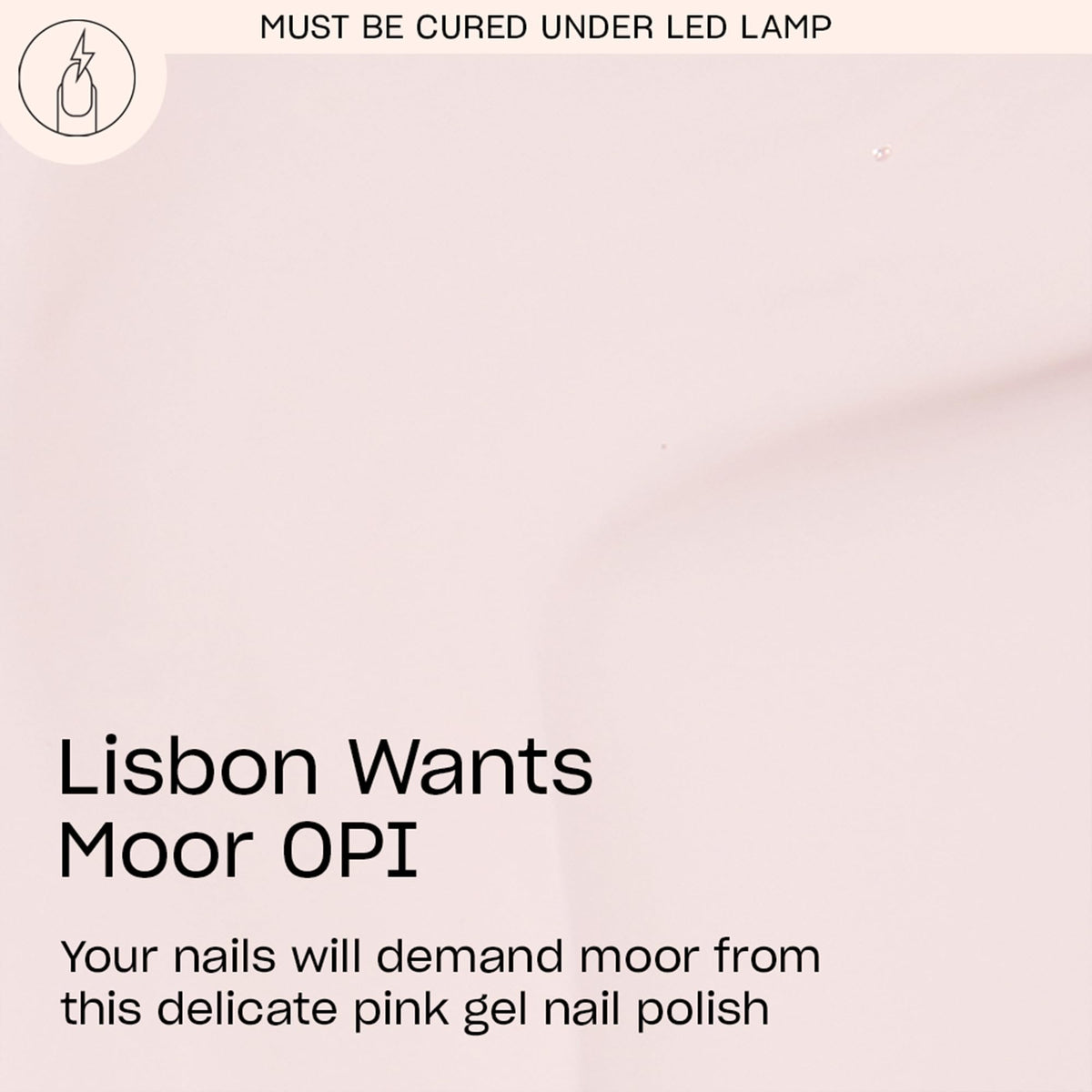 OPI brush stroke of Lisbon Wants Moor showing smooth, even coverage