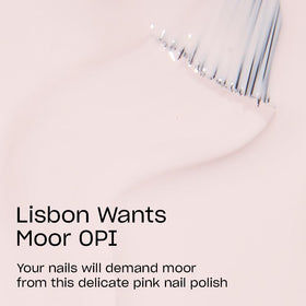 OPI brush stroke of Lisbon Wants Moor showing smooth even coverage