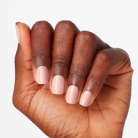 OPI Machu Peach-u texture close-up highlights creamy finish and glossy sheen