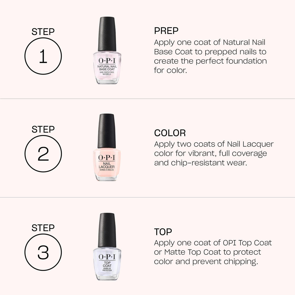 OPI painted nails lifestyle shot wearing Madam President for polished sophisticated look benefit