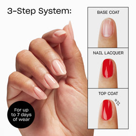OPI in-salon application demonstrating professional finish benefit