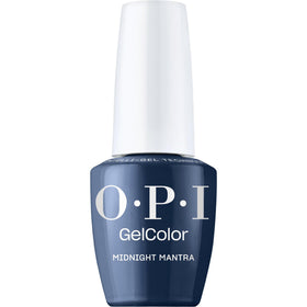 OPI bottle front view showing deep navy shade and sleek packaging benefit clarity