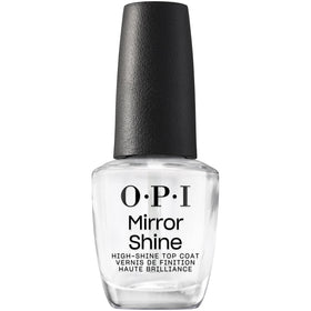 OPI bottle front view showing label and glossy finish benefit