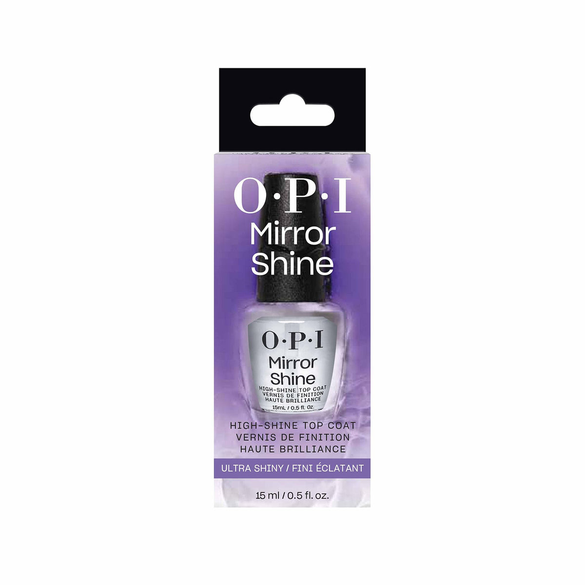 Park scene manicure with OPI top coat showing long-lasting shine benefit