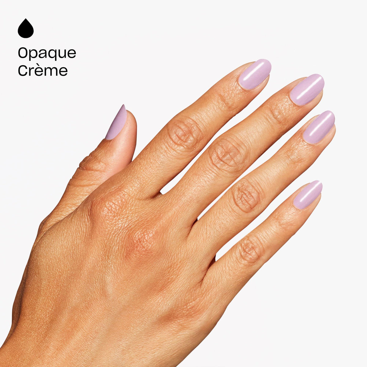 OPI nail close-up showing smooth glossy finish and chip resistance