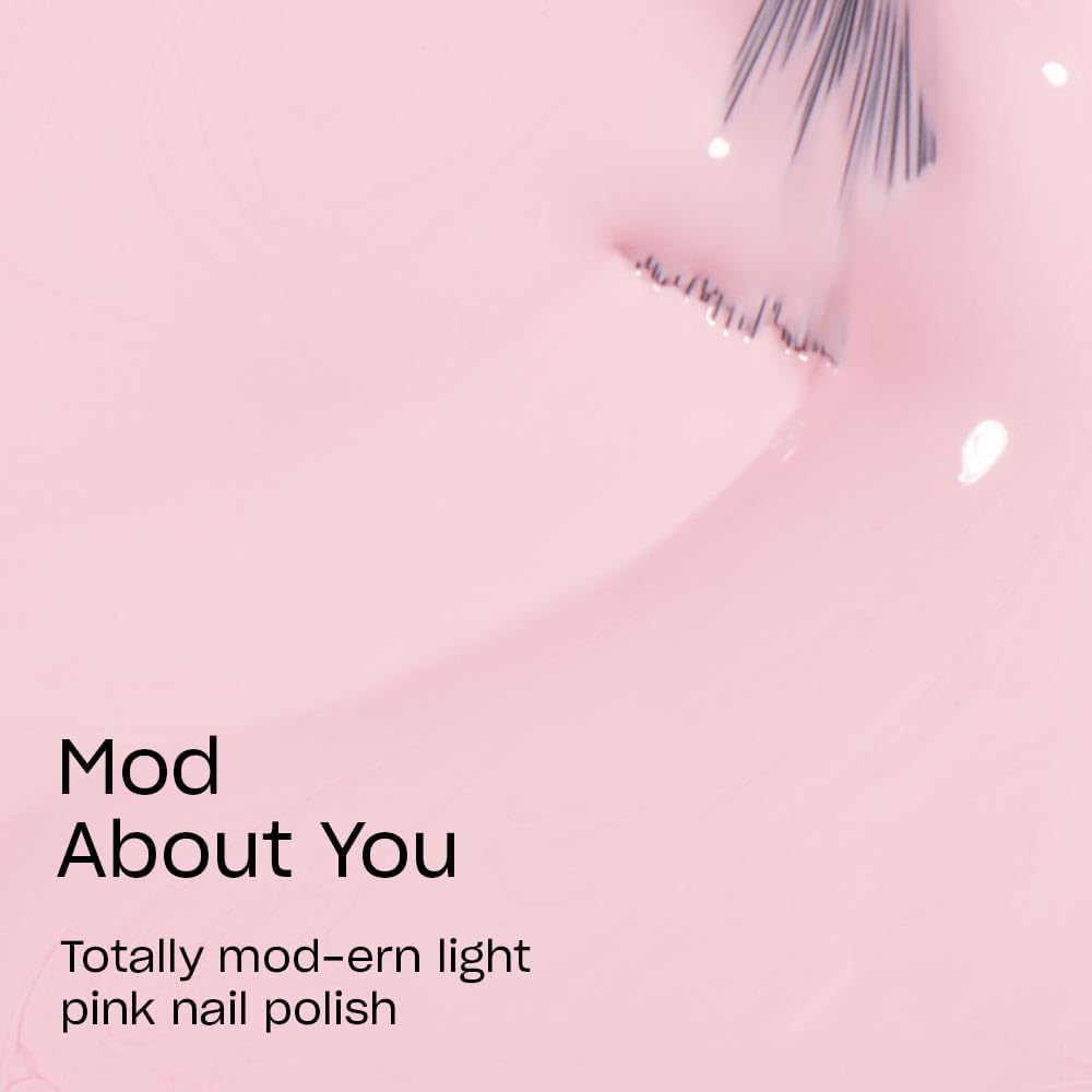 OPI brush stroke of Mod About You demonstrating smooth, streak-free coverage