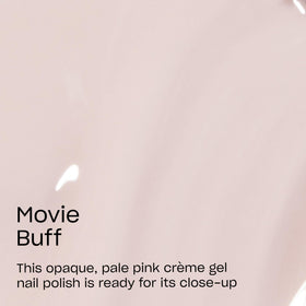 OPI Movie Buff brush stroke closeup showing smooth coverage and consistent flow