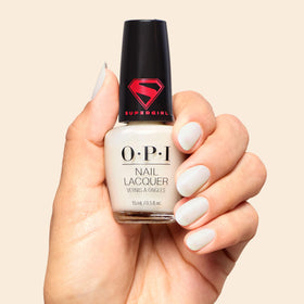 OPI My Kryptonite bottle cap detail showing brand finish for easy handling