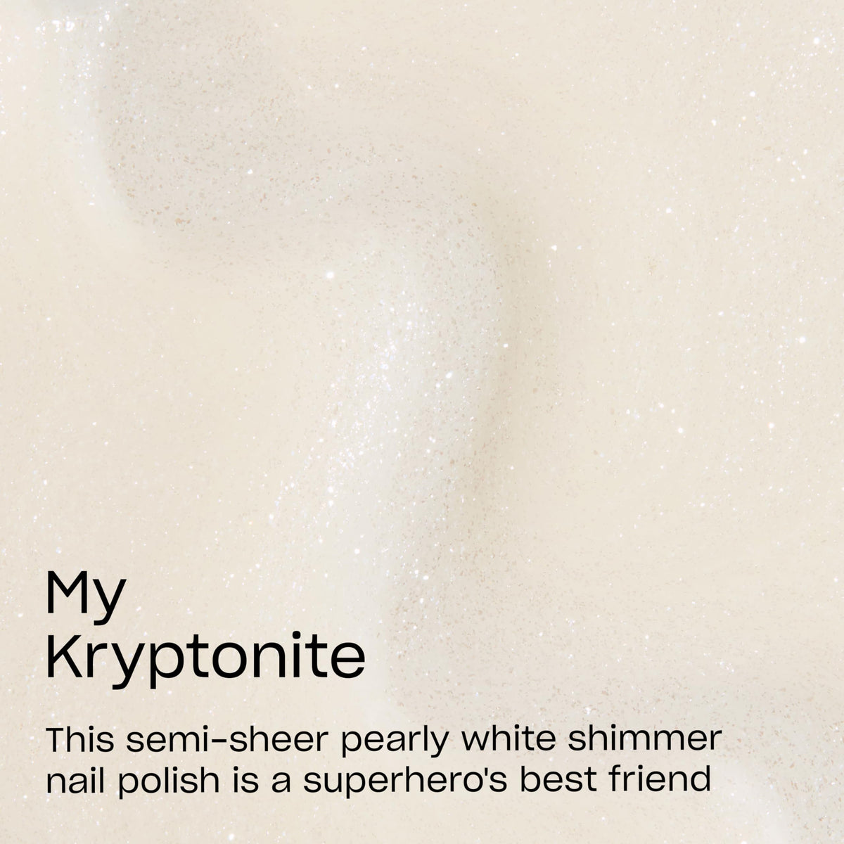 OPI My Kryptonite brush stroke demonstrating even application and smooth finish