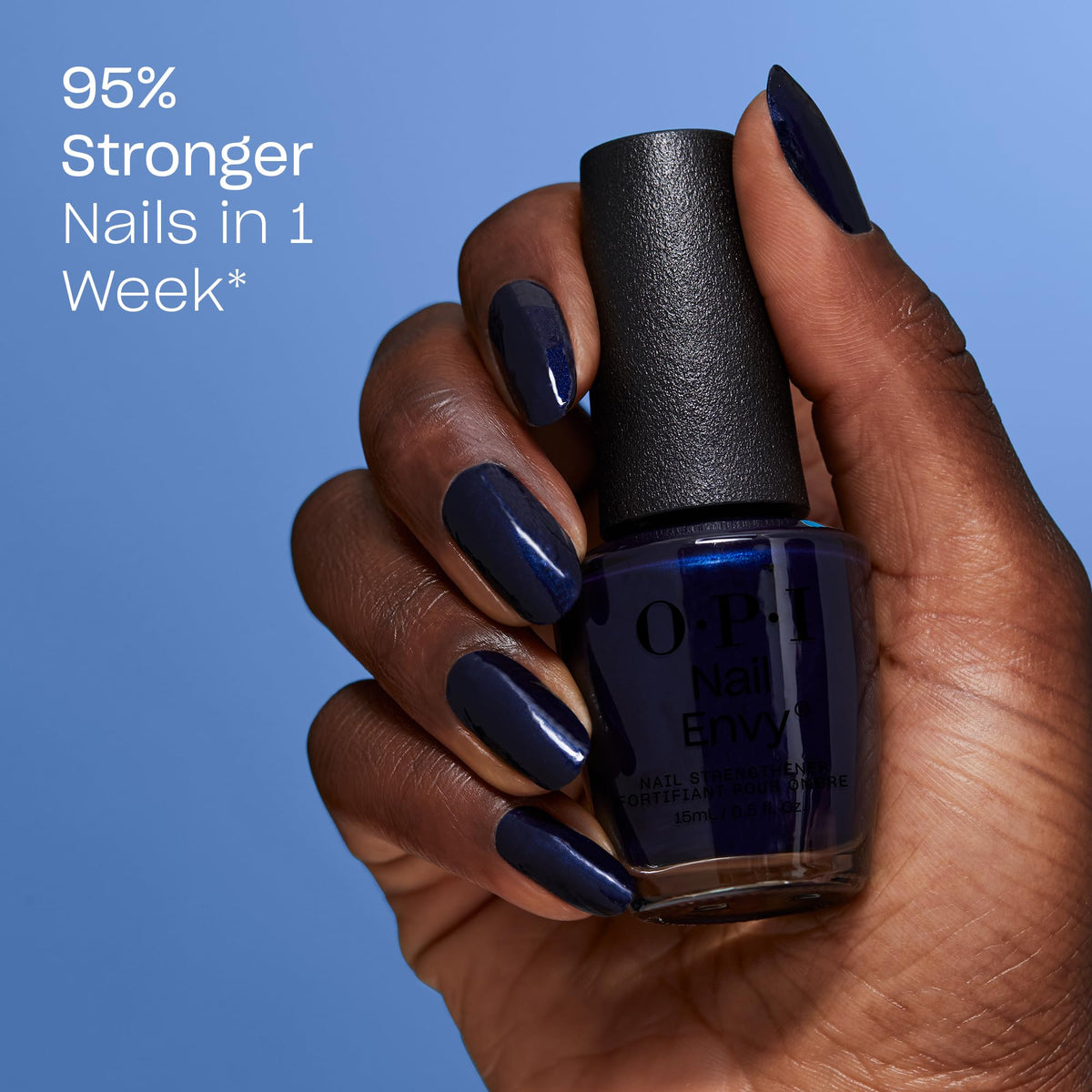 OPI Nail Envy brush texture demonstrating smooth coverage for stronger nails