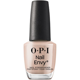 OPI Nail Envy front bottle shot showing sleek packaging and strengthening benefits