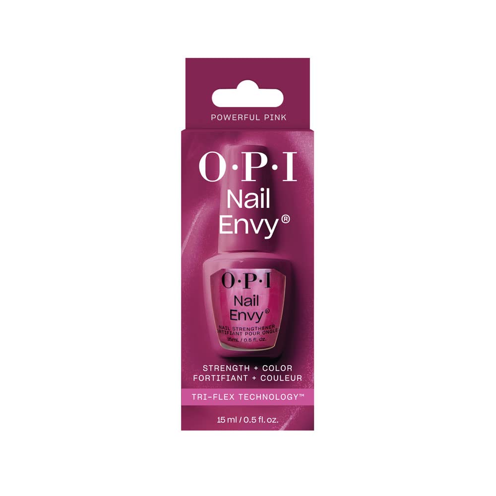 OPI lifestyle manicure featuring Powerful Pink on hands for stylish durable nails
