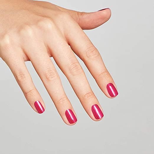 OPI polish being applied in salon showing professional brush and coverage benefit