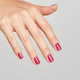 OPI polish being applied in salon showing professional brush and coverage benefit