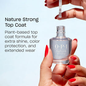 OPI Nature Strong brush and cap detail for precise application benefit