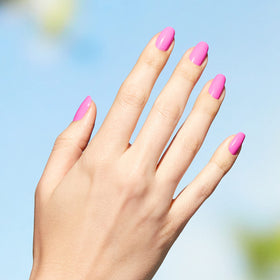 OPI Nature Strong Emflowered close-up of glossy finish highlighting high-shine benefit
