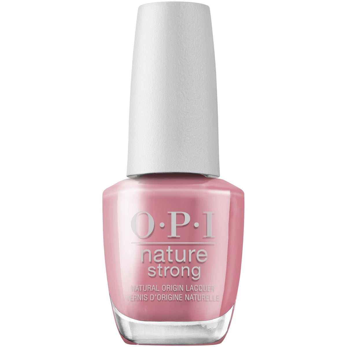 OPI front bottle showing soft pink shade and eco packaging benefit