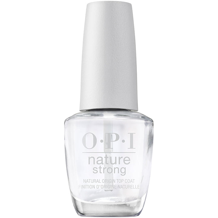 OPI Nature Strong front packaging showing bottle and label for clear benefit