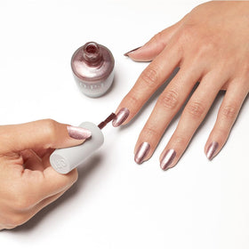 OPI manicure close-up on natural nails showing professional-looking finish