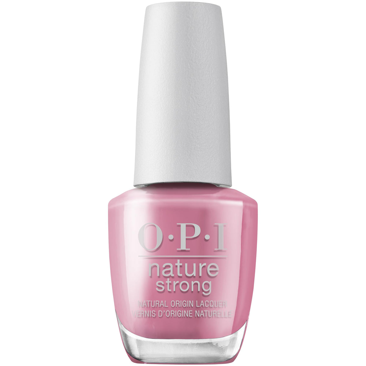 OPI Nature Strong front bottle showing soft pink shade and brand