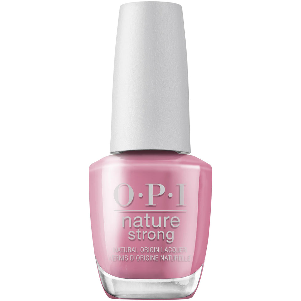 OPI Nature Strong front bottle showing soft pink shade and brand