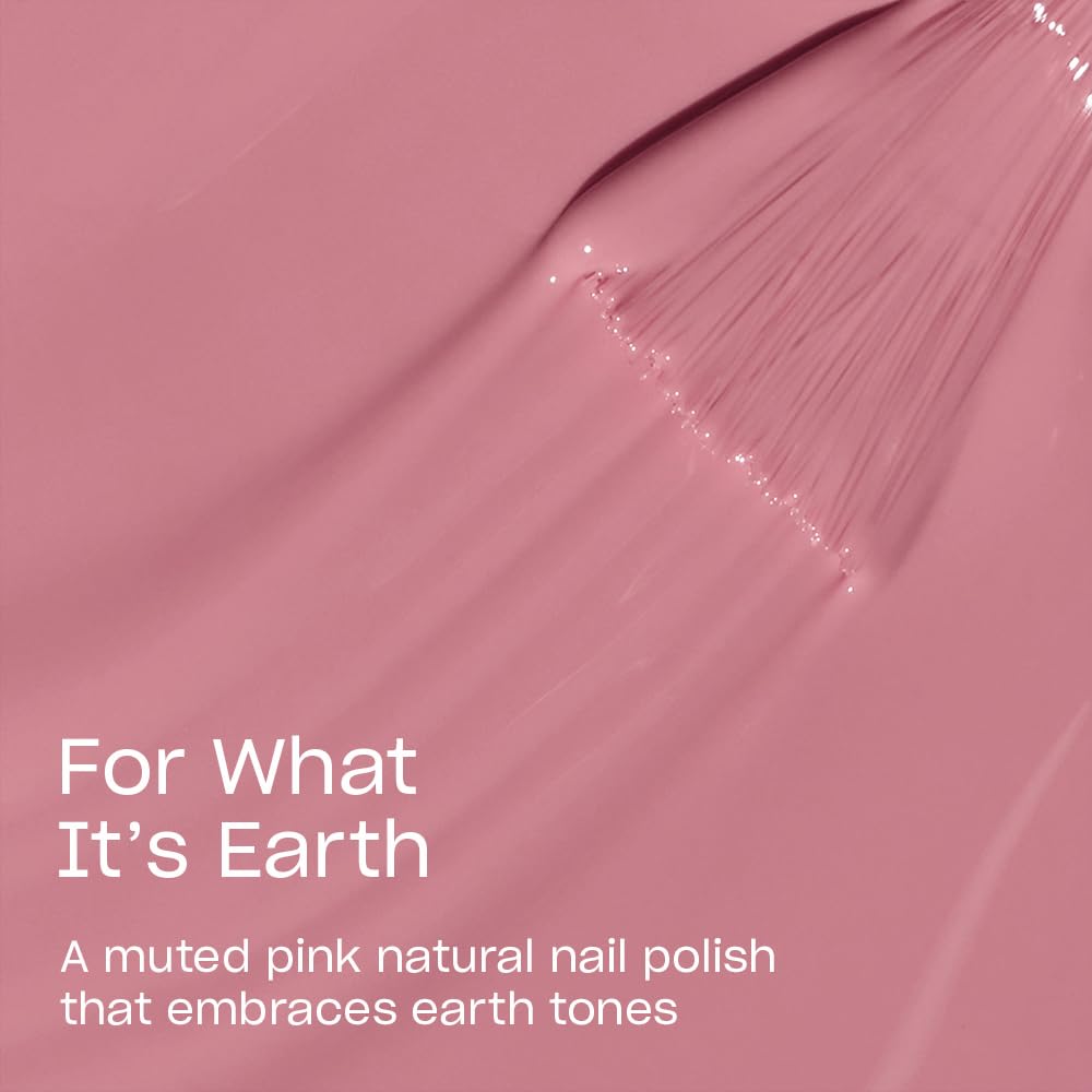 OPI label close-up highlighting Nature Strong vegan ingredients advantage