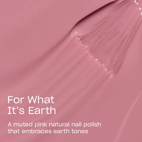 OPI label close-up highlighting Nature Strong vegan ingredients advantage
