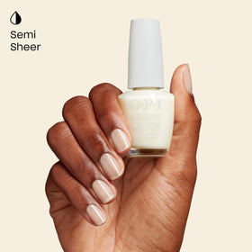 OPI Nature Strong lifestyle manicure worn outdoors showing polished durable finish