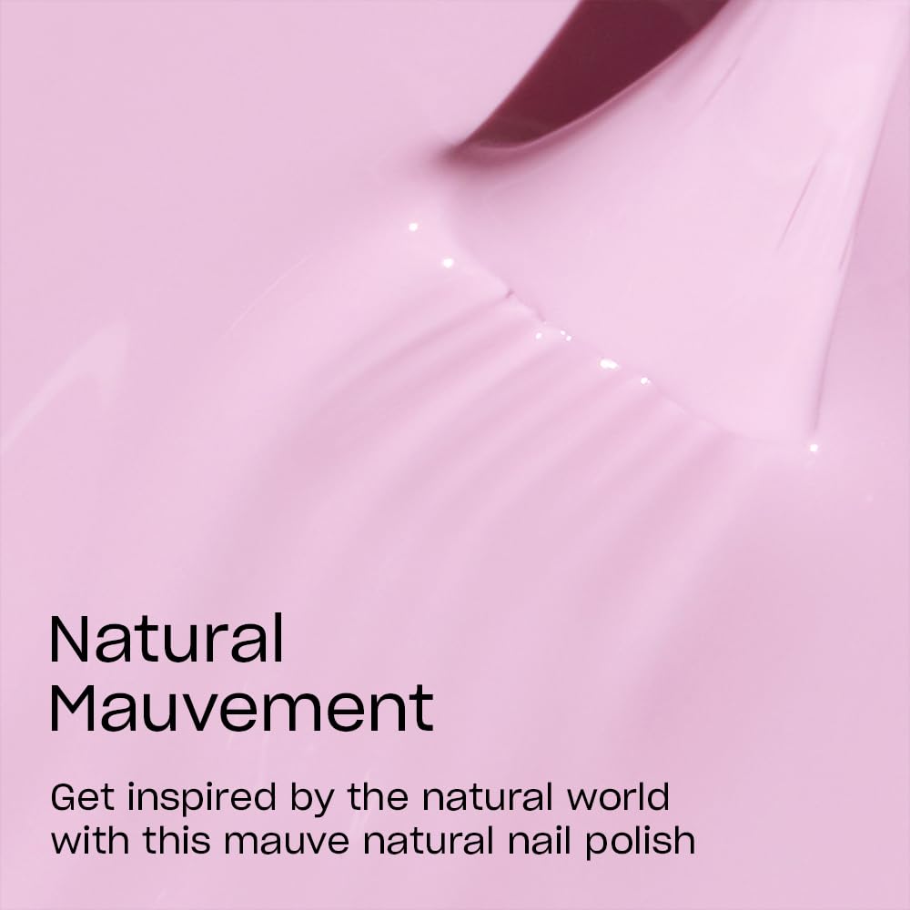 OPI painted nail swatch on hand displaying soft purple crème finish