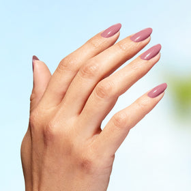 OPI on model hands demonstrating wearable pink for everyday polish