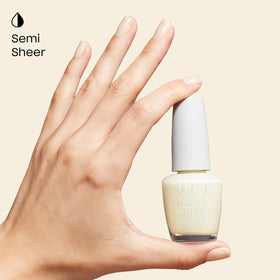 OPI Nature Strong plant ingredient visual showing natural-sourced components and eco benefits