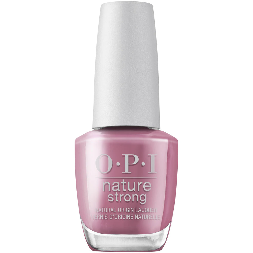 OPI bottle front view showing Simply Radishing dark pink and brand clarity