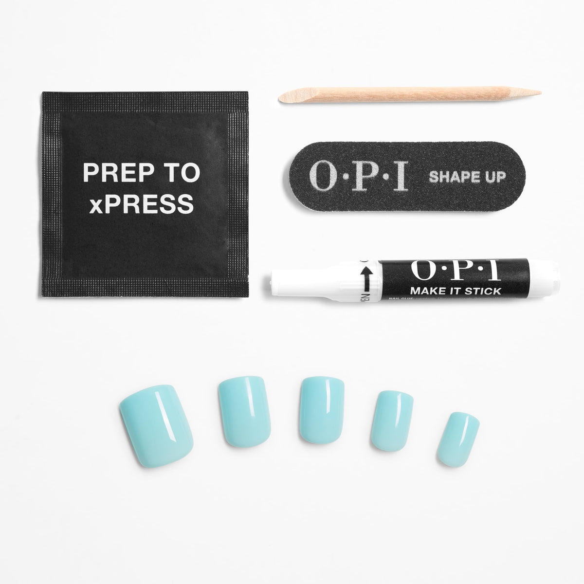 OPI kit contents staged to show storage and reuse convenience for multiple manicures