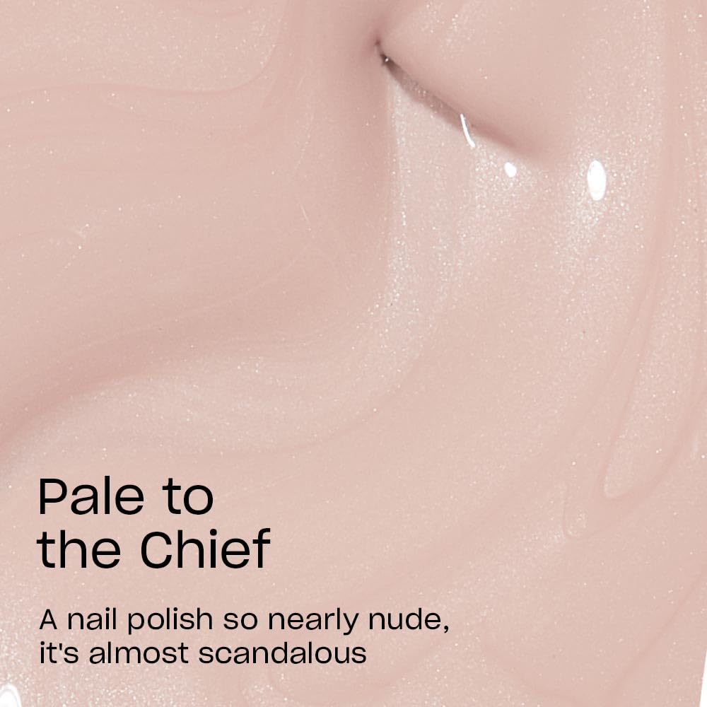 OPI brush stroke of Pale to the Chief demonstrating smooth crème texture