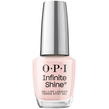 OPI Passion bottle front view showing pale pink shade and glossy finish benefit
