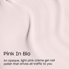 OPI Pink in Bio brush detail demonstrating smooth application and control