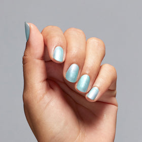 OPI close-up of pearlescent shimmer in Pisces the Future highlighting subtle luminosity