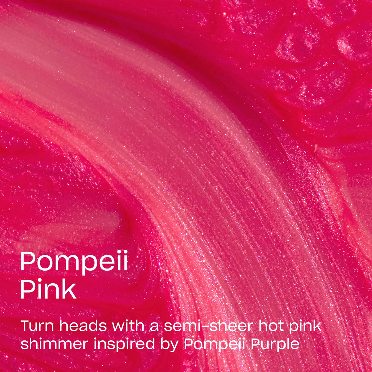 OPI Pompeii Pink brush stroke demonstrating smooth application and coverage
