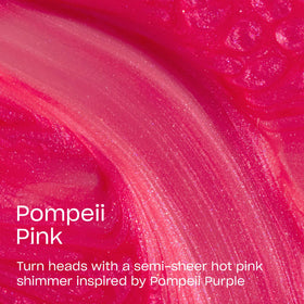 OPI Pompeii Pink brush stroke demonstrating smooth application and coverage