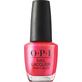 OPI Pompeii Pink front bottle showing hot pink shimmer and glossy finish