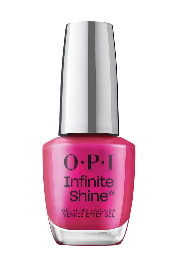 OPI Pompeii Purple bottle front view showing glossy purple colour and brand shine