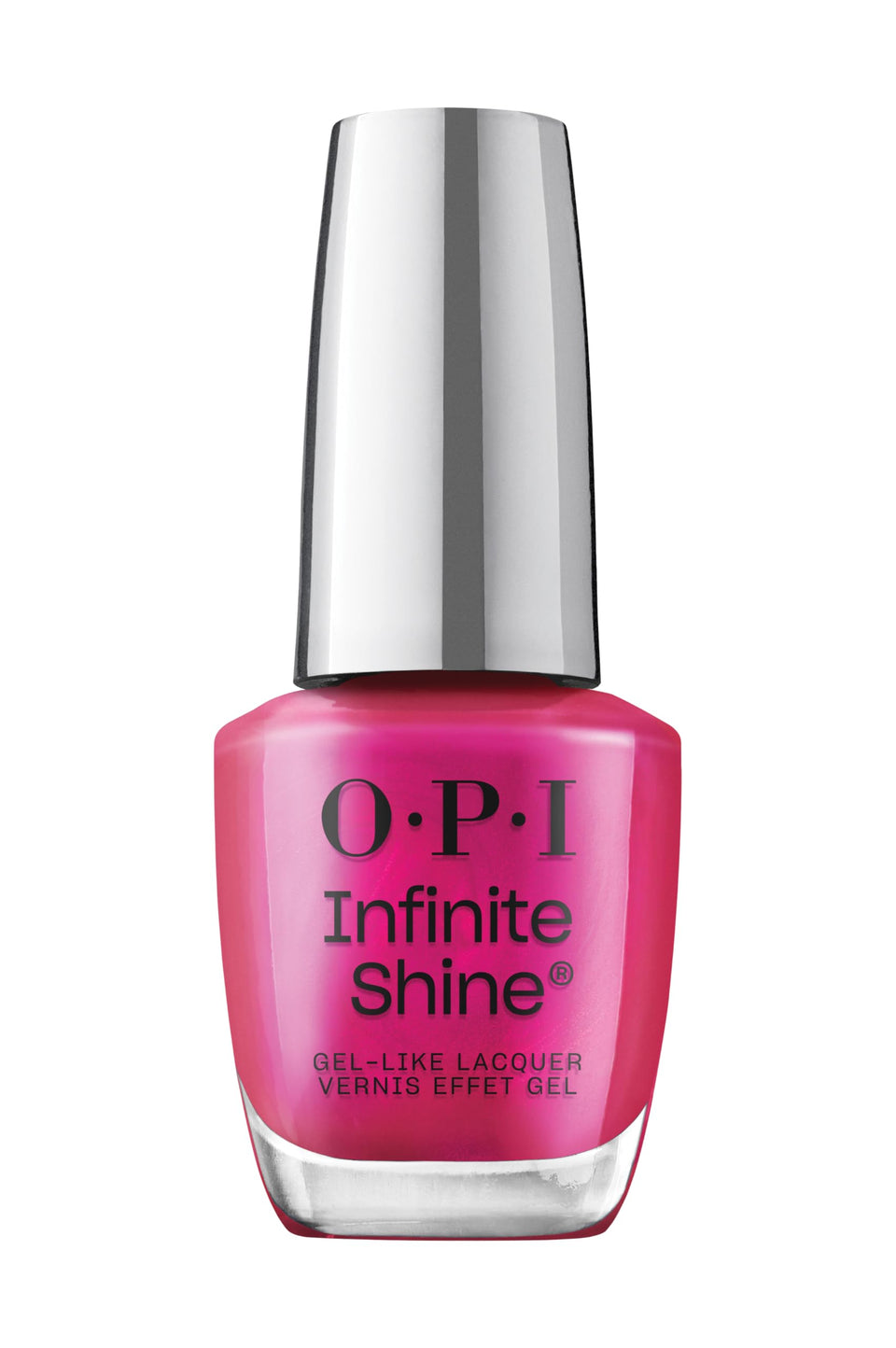 OPI Pompeii Purple bottle front view showing glossy purple colour and brand shine