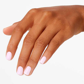 OPI finished manicure closeup showing gel-like shine and long-wear benefit