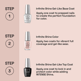 OPI in-hand application showing pro-wide brush for easy, even coats