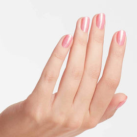 Close-up of nail lacquer texture highlighting fine shimmer and streak-free finish