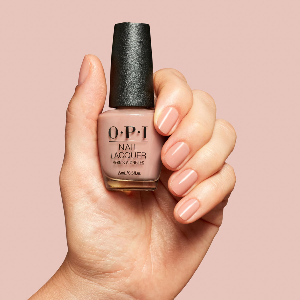 OPI polish being applied to a nail demonstrating easy brush control