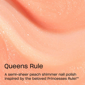OPI Queens Rule Pro-Wide brush stroke demonstrating smooth, streak-free application